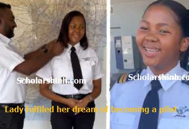 Lady Fulfils Her Dream Of Becoming A Pilot